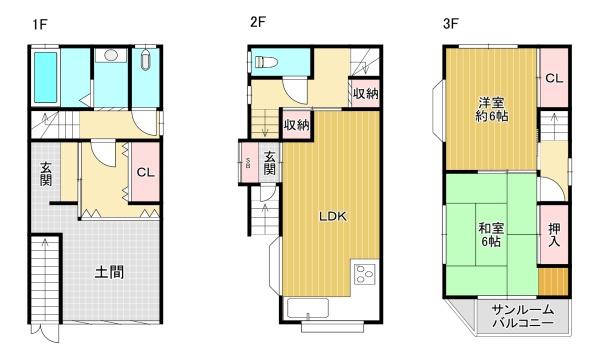 大阪市西成区北津守４丁目の中古一戸建