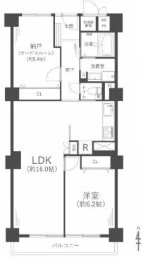 夕陽ヶ丘スカイハイツ205