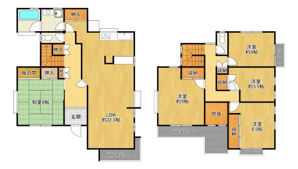 東大阪市中石切町５丁目の中古一戸建て