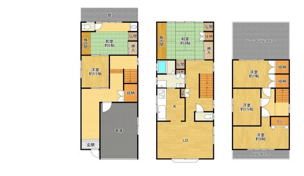 大阪市港区田中２丁目の中古一戸建