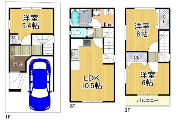 大阪市淀川区三津屋北2丁目の中古一戸建