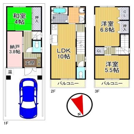 大阪市港区池島3丁目の中古一戸建