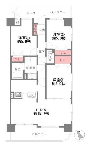 朝日プラザプレール岸里