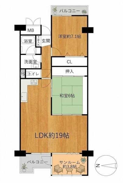 近鉄南港ガーデンハイツ23号棟