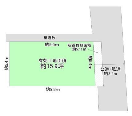 守口市橋波東之町三丁目　建築条件付土地