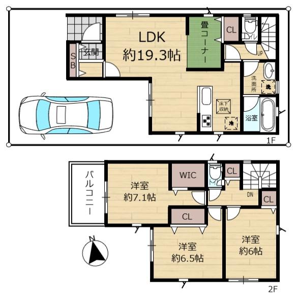 門真市岸和田2丁目　新築戸建10号棟