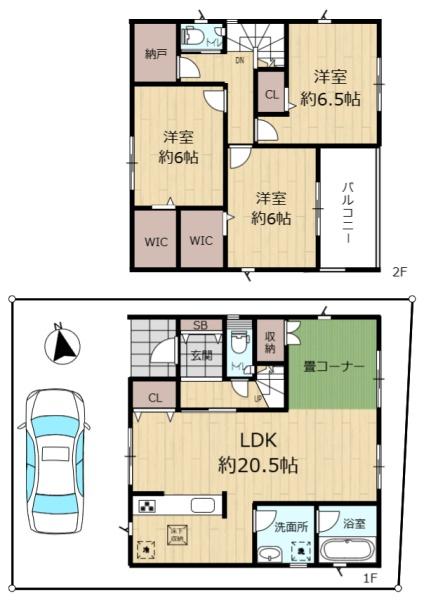 門真市岸和田2丁目　新築戸建12号棟