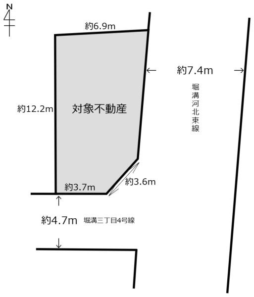 寝屋川市堀溝３丁目の土地