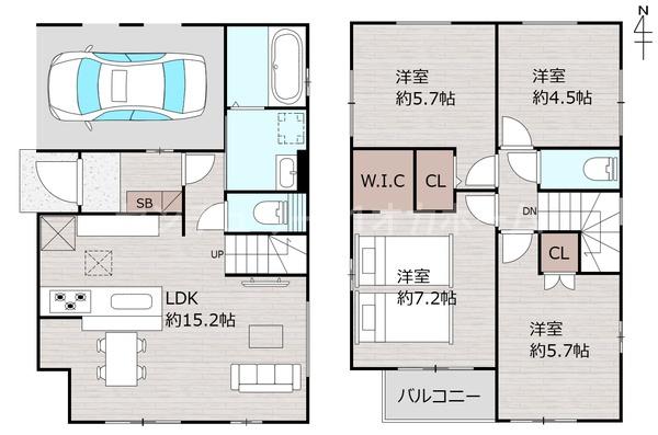 門真市舟田町の新築一戸建