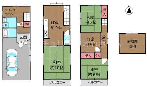 守口市大宮通３丁目の中古一戸建て