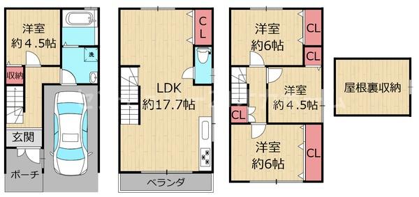 守口市南寺方南通3丁目中古物件