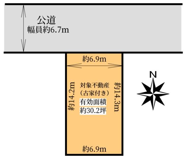 大東市谷川２丁目の土地