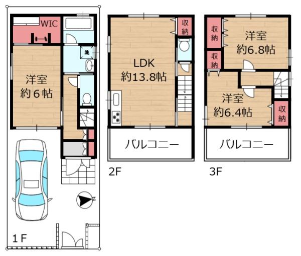守口市寺方錦通４丁目の中古一戸建て