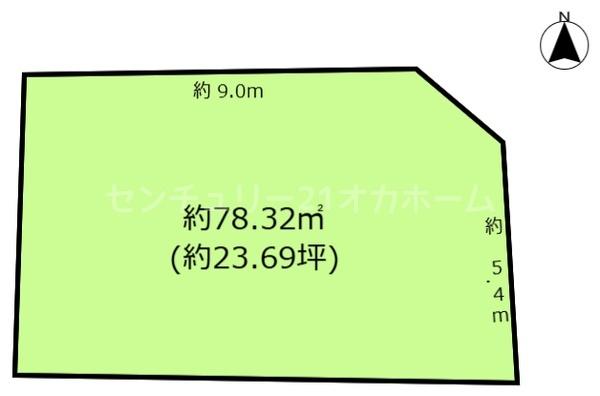 堺市東区北野田　土地