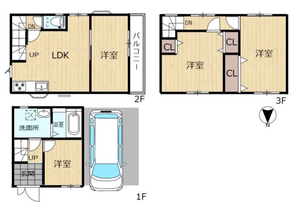 門真市舟田町の中古一戸建て