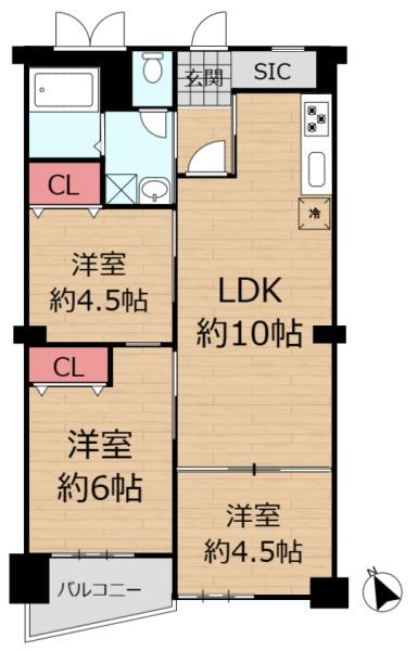 旭コーポマンション10階