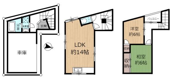 守口市八島町の中古一戸建