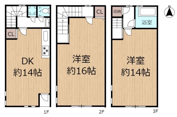 大阪市旭区高殿２丁目の中古テラスハウス