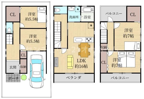守口市西郷通４丁目の中古一戸建