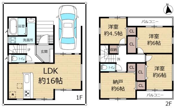 寝屋川市成田町　新築戸建