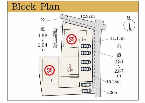 中川区江松第二　全3棟　2号棟