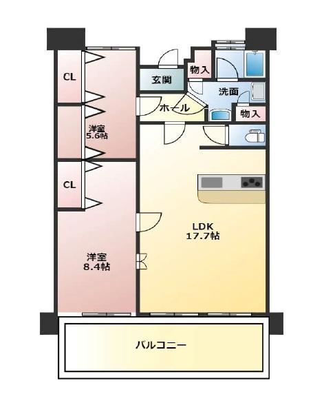 武庫川あおぞらのまち24号棟