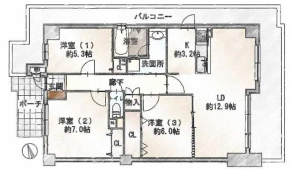 ヴェルビュ西宮門戸