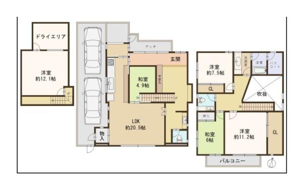 西宮市新甲陽町（中古戸建）
