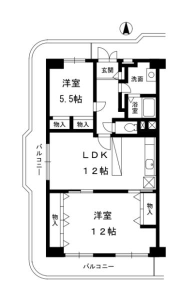 日商岩井香枦園マンション２号棟