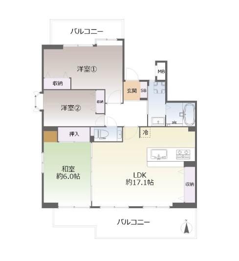武庫川第2三番街5号棟