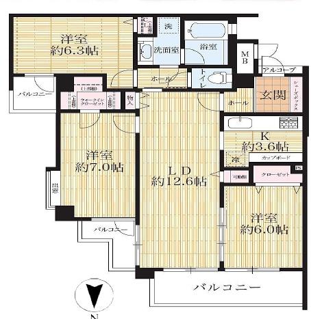 パレシェール苦楽園北夙川通り