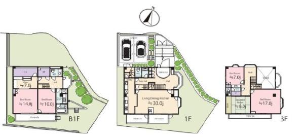 西宮市苦楽園二番町（戸建）