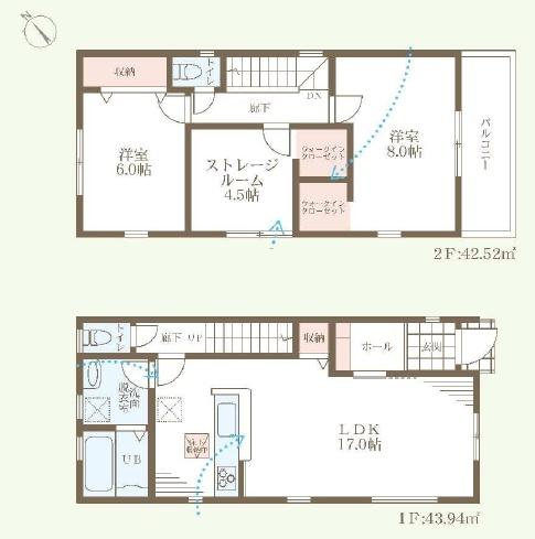 西宮市南甲子園2丁目3号棟（新築戸建）