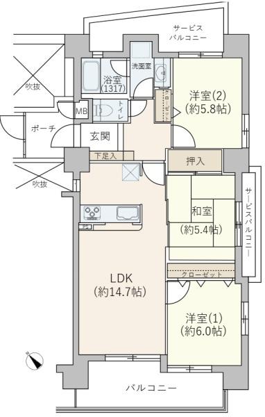 ネオ甲子園（駐車場権利付き）
