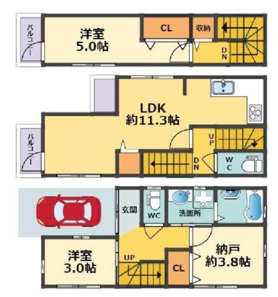 西宮市小曽根町3丁目（新築戸建）