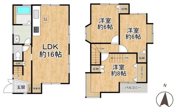 西宮市津門呉羽町の中古一戸建て