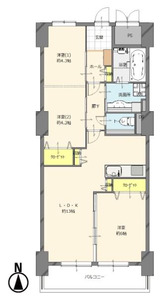 鐘紡夙川台マンション