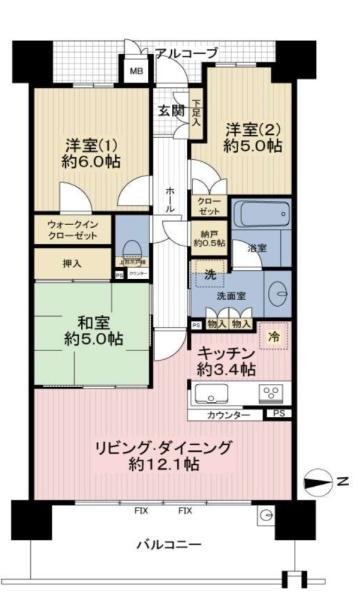 ジオ西宮北口ガーデンズNE棟