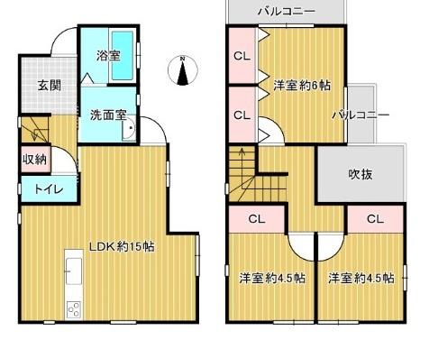 西宮市日野町の中古一戸建て