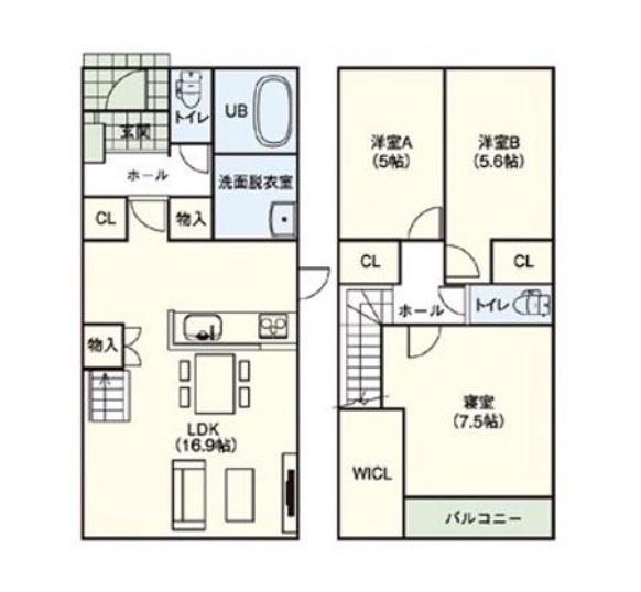 淡路市志筑A棟（新築戸建）