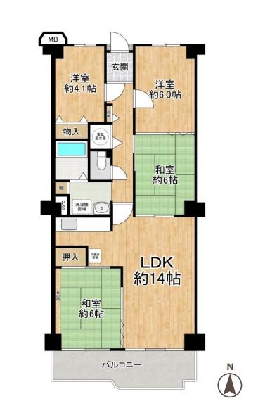 ネオコーポ武庫川（車庫権付）