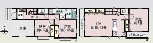 西宮市大社町（新築戸建）A号棟