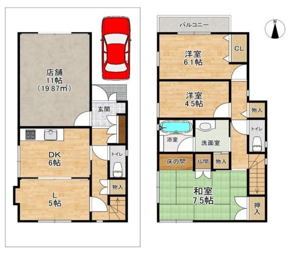 西宮市分銅町（戸建）