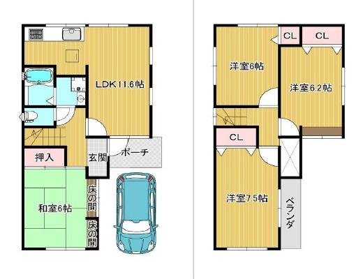 西宮市甲子園網引町の中古一戸建て