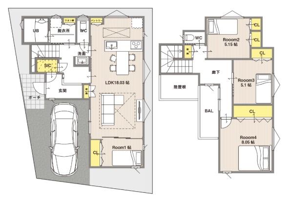 西宮市南甲子園２丁目（新築戸建）Ａ号棟