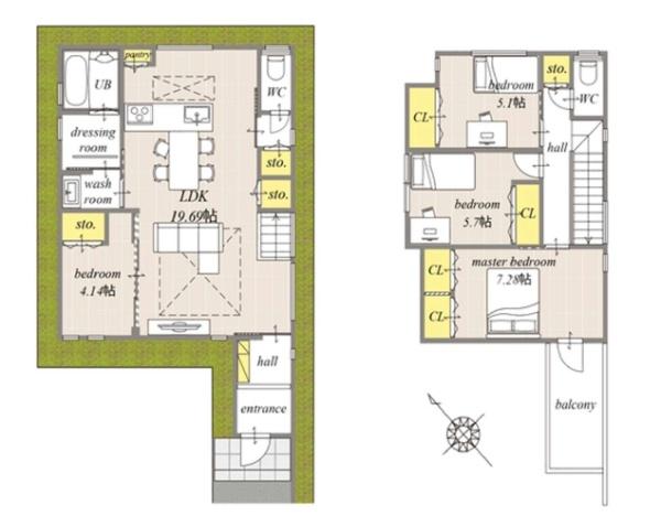 西宮市南甲子園２丁目（新築戸建）Ｂ号棟