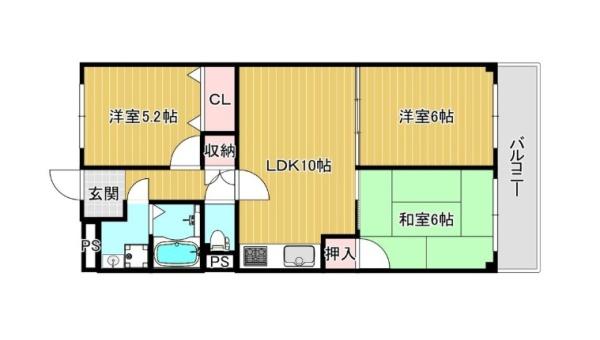 日商岩井香枦園マンション２号棟