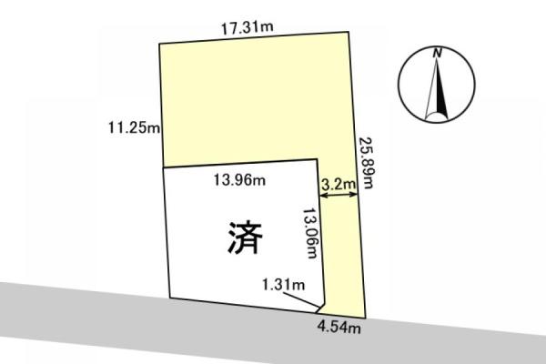 学園木花台桜　土地