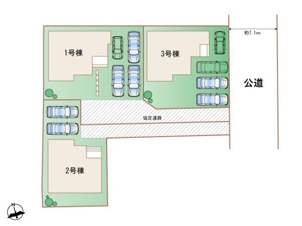 宮崎市太田１期ー３　新築戸建