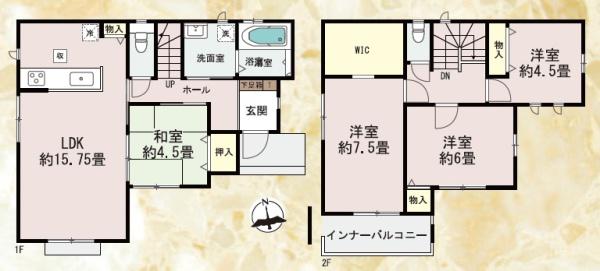 宮崎市中西町３期１号棟　新築戸建